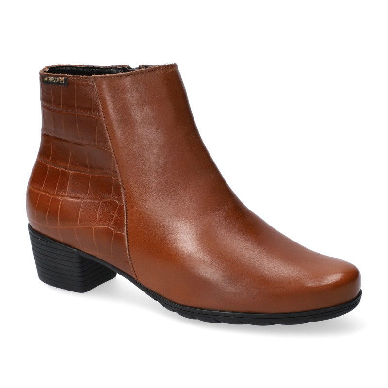 Bottillon femme cuir sale